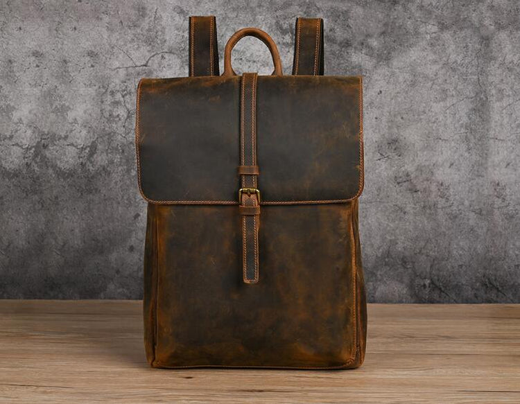 Womens Shopping Leather backpack Purse