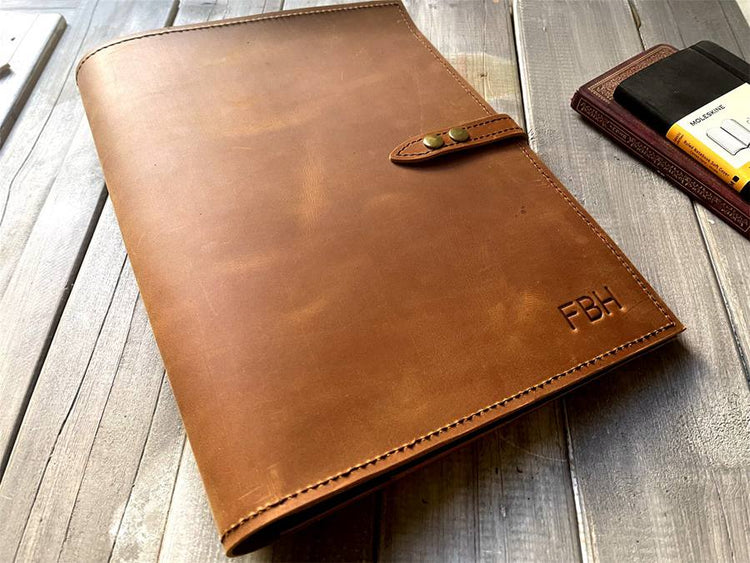 Perosnalized Leather Case Sleeve for Macbook Pro Air 13 14 15