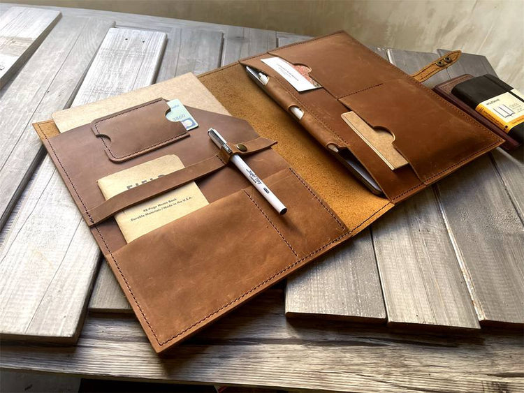 Vintage Leather Case Sleeve for Macbook Pro Air 13 14 15