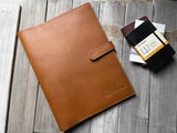 Personalized Macbook Pro M2 M3 Max Leather Case Sleeve