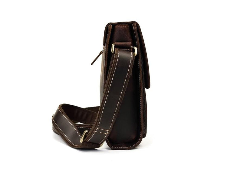 mens leather satchel bag