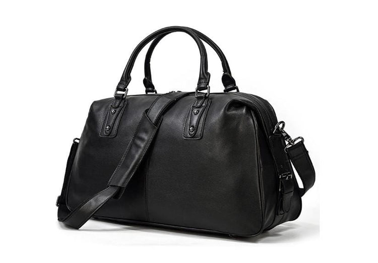 leather shoulder luggage bags