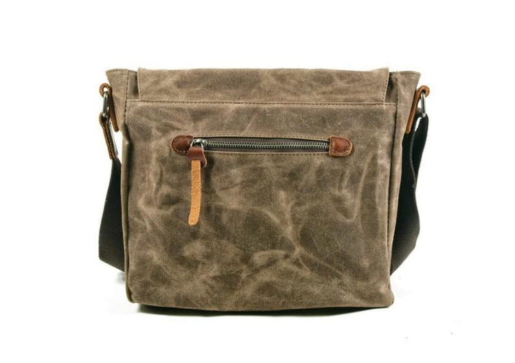 vintage canvas crossbody messenger bag