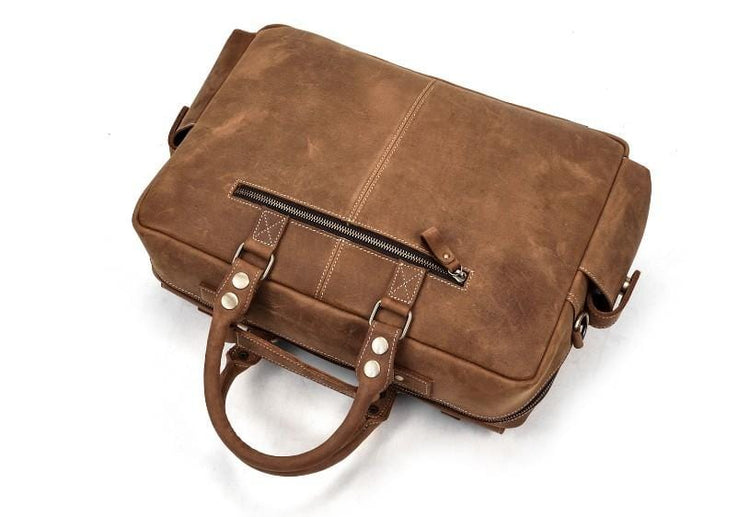 travel bag mens leather duffel