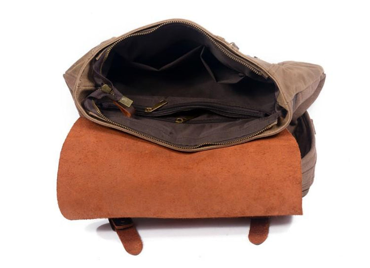 canvas travel backpack bags for women