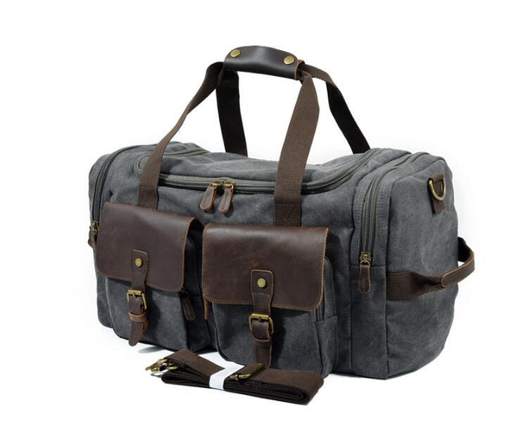 large designer canvas luggage bag