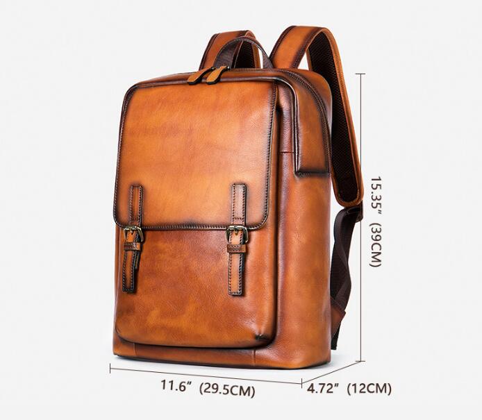 Handmade Genuine Leather Backpack Womens