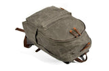 retro vintage canvas backpack