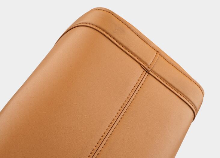 Details Of Small Women's Leather Tote Crossbody Handbag