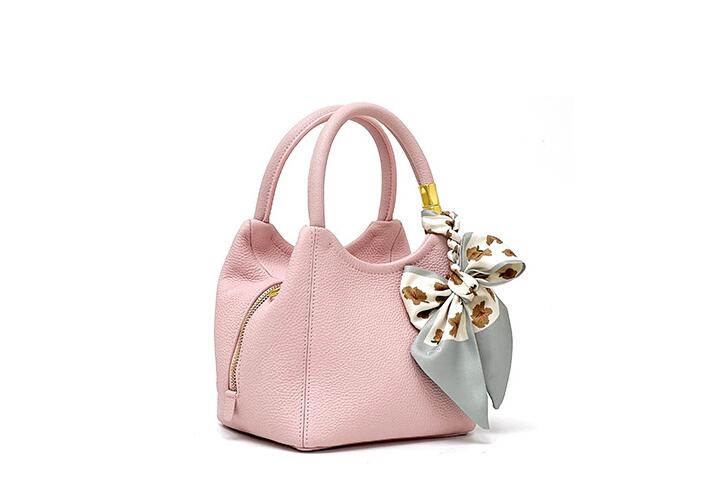 Green Small Women's Leather Tote Crossbody Handbag