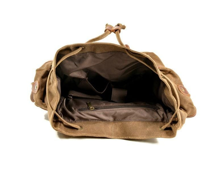 unisex canvas backpack