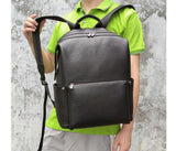 Large Black Leather Backpack Purse Bag For Men