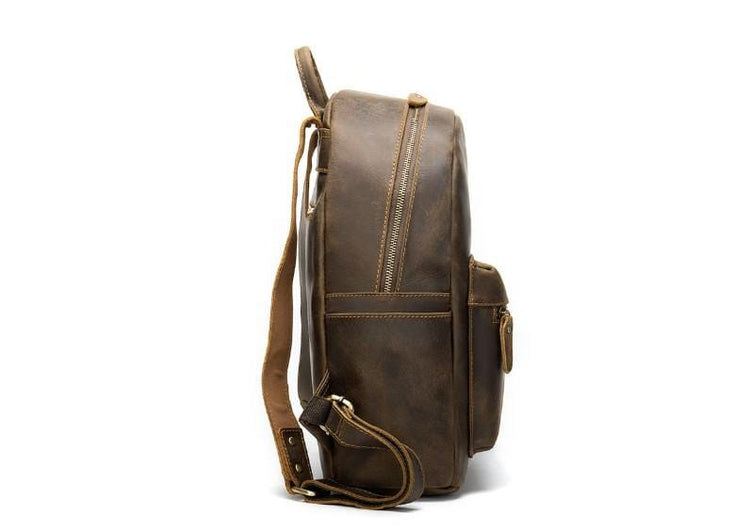 leather diaper backpack for dad