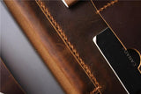 designer leather laptop sleeve