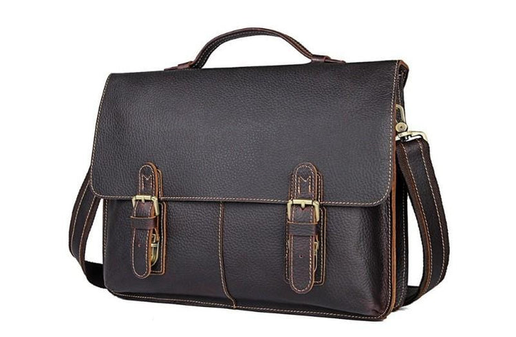 leather mens laptop bags briefcase