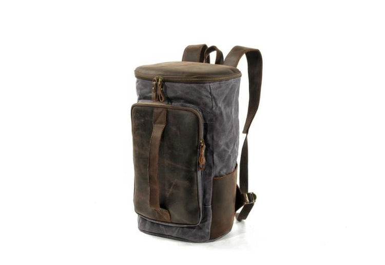 waxed canvas backpack rucksack