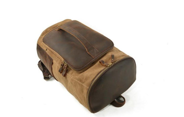backpack vintage canvas