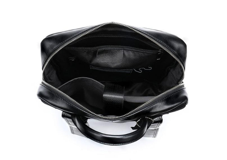 Womens Black Leather Backpack Purse
