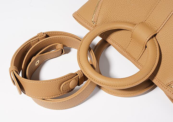 Designer Women's Leather Tote Handbag