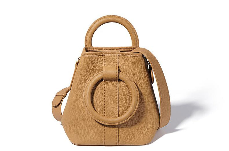 Simple Women's Leather Tote Handbag