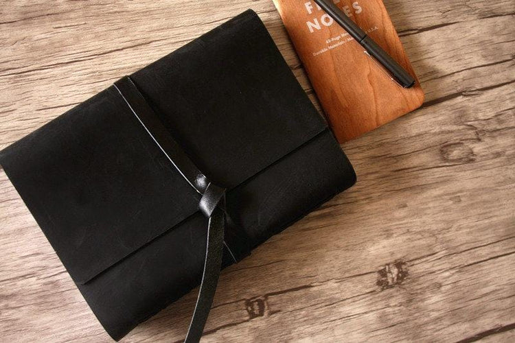 Embossed Leather Unique Wedding Guest Book