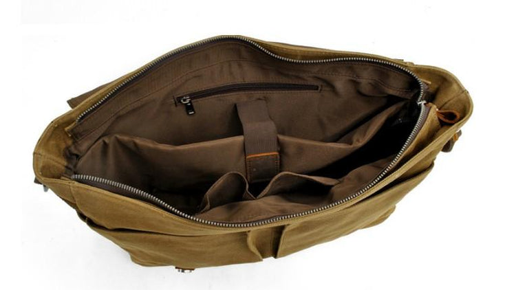 Canvas Laptop Messenger Bag Shoulder Handbag