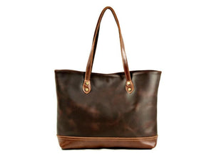 womens leather tote handbag