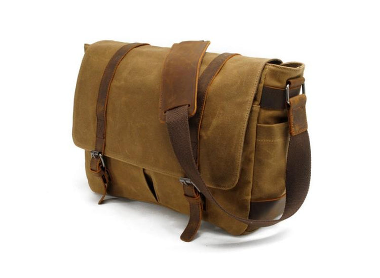canvas laptop messenger bag