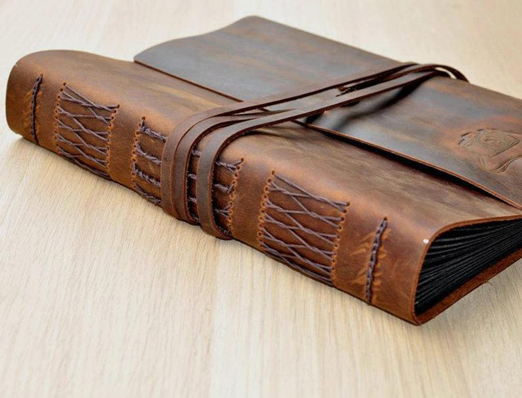 leather pet photo album