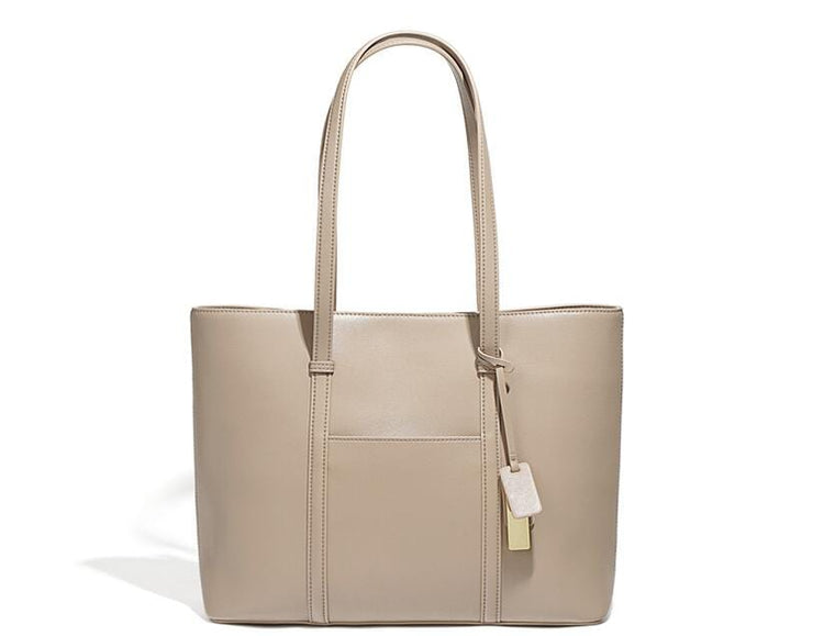Women's City Leather Shoulder Tote Handbag