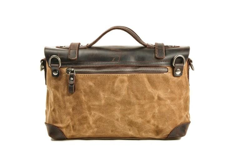 vintage canvas messenger crossbody bag