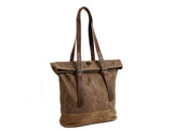 canvas shoulder tote bag