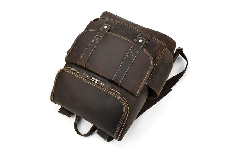 leather backpack handbag