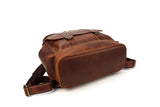 brown leather backpack handbags
