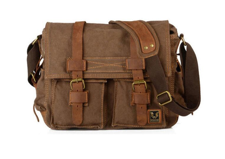 unisex canvas bag messenger