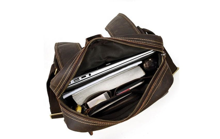 best leather computer backpack purse