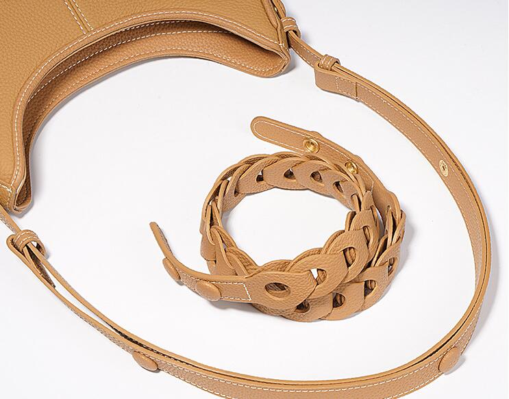 Small Leather Tote Handbag For Women