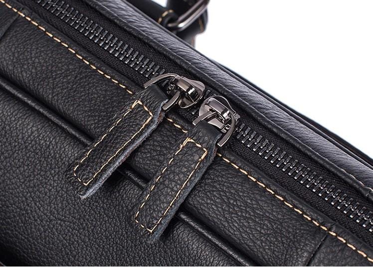 best mens leather messenger bag black