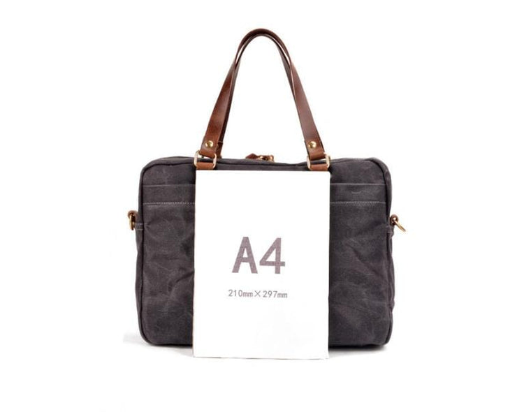 canvas laptop briefcase bag