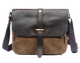 small canvas messenger bag