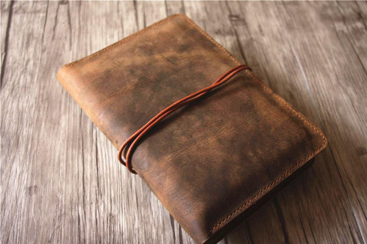 Vintage Leather Refillable Journal Cover