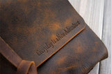 handmade leather bound sketchbook