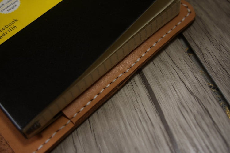 personalized leather notebook cover