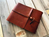 personalized leather memory man book