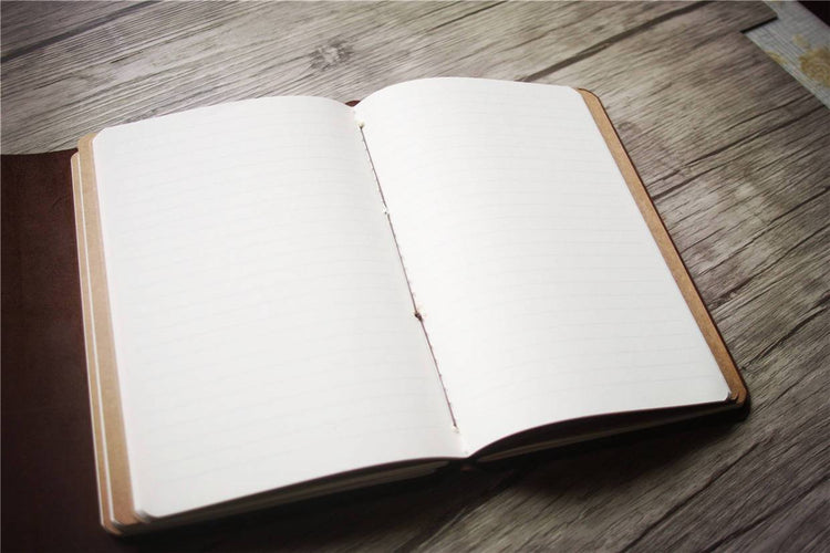 customized leather notebook