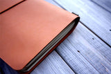 Personalized Brown Leather A5 Traveler's Notebook Cover
