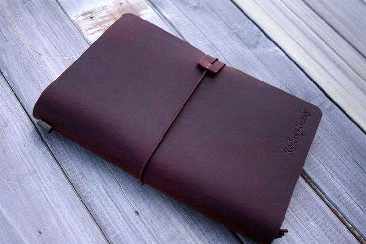 custom leather A5 Traveler's Notebook Cover