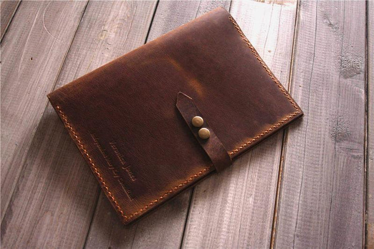 custom leather  ipad air case
