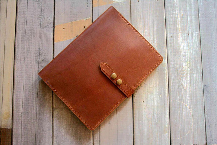 handmade leather B5 notebook cover holder