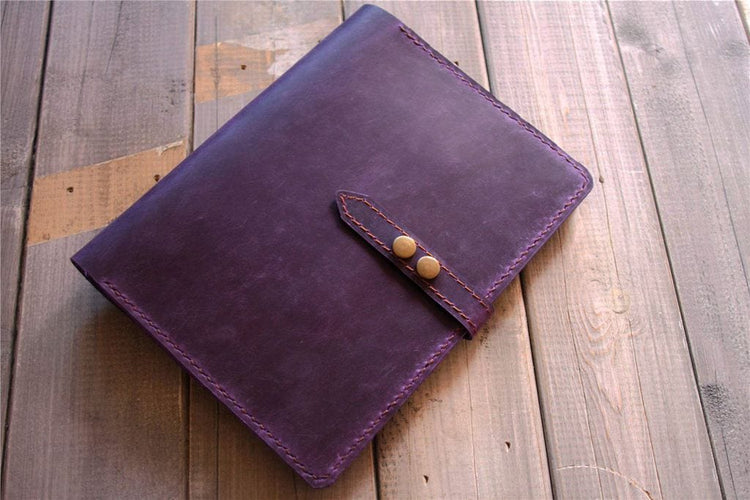 personalized leather moleskine notebook case holder
